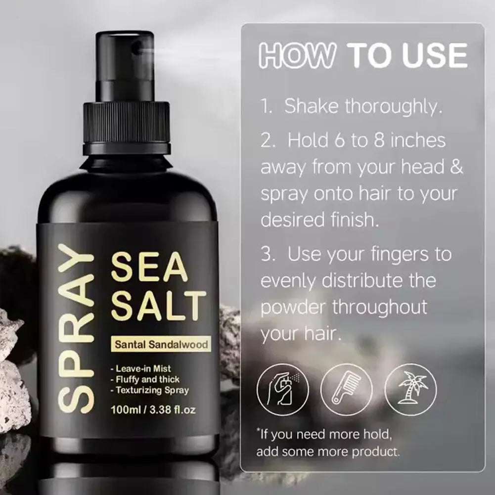 Sea Salt Spray For Hair Men
