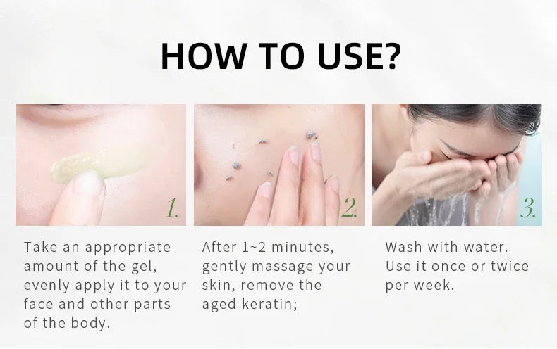 Gel Facial Scrub Moisturise Nourishing