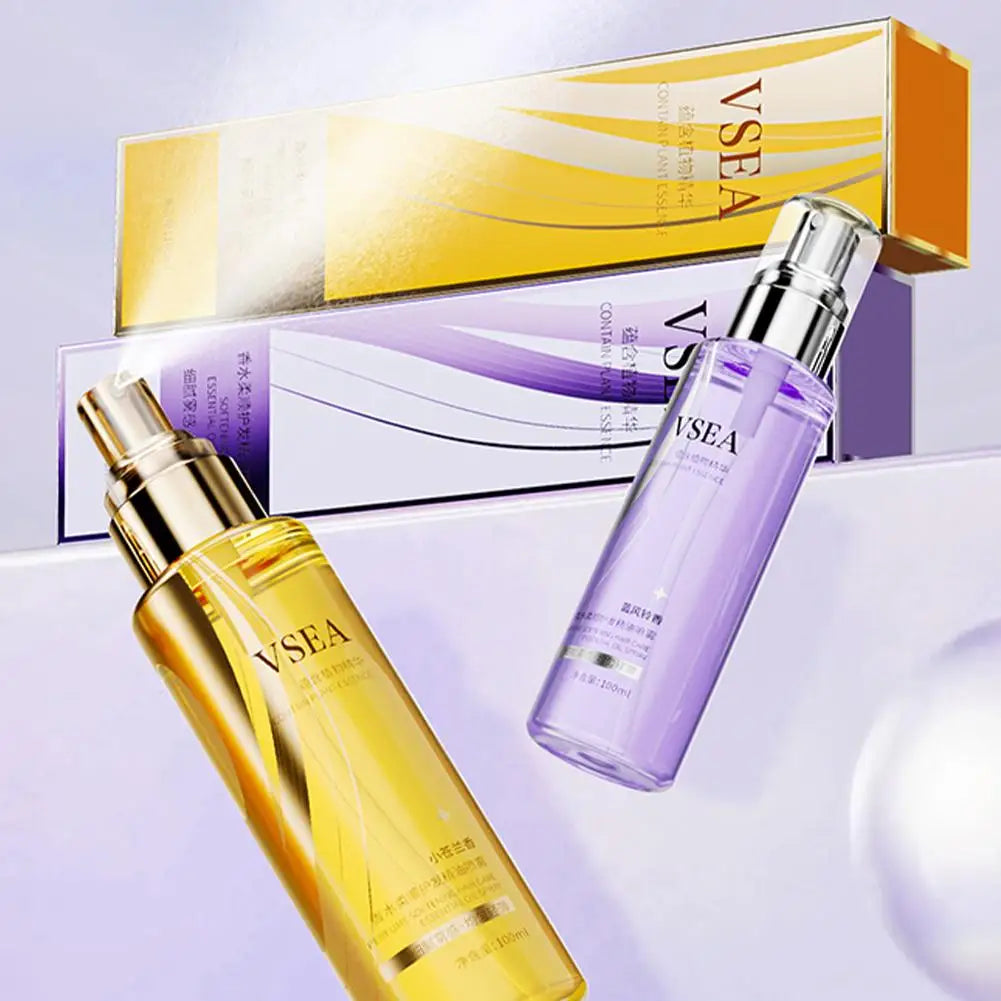 Spray aux huiles essentielles pour le soin des cheveux