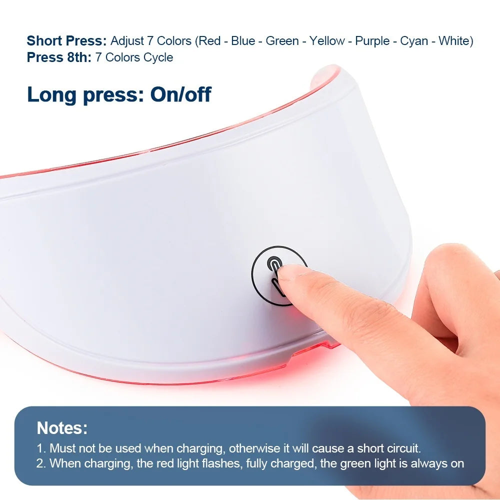 Face and Neck Beauty Machine LED Skin Care Tool