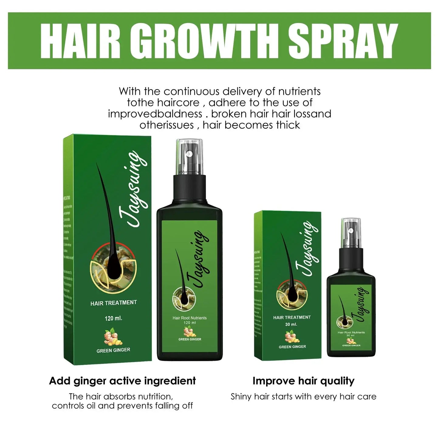 Hair Growth Spray Ginger