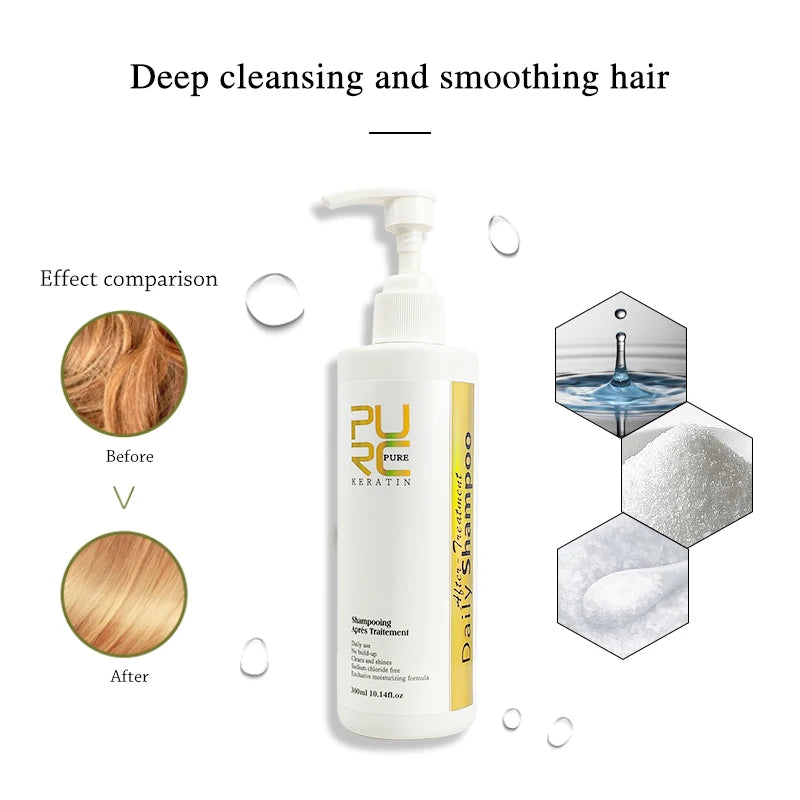 Hair Purifying Shampoo Conditioner Keratin