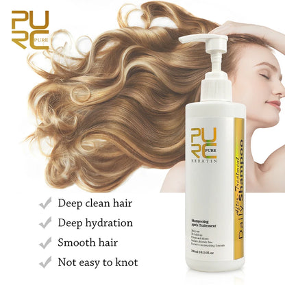 Hair Purifying Shampoo Conditioner Keratin
