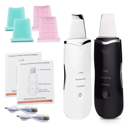 Ultrasonic Skin Scrubber Ance Pore Cleaner
