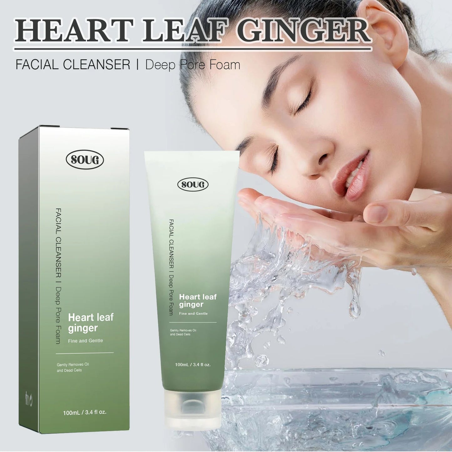 Facial Cleanser Moisture Cleansing Foam Deep