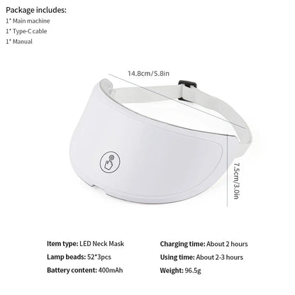 Face and Neck Beauty Machine LED Skin Care Tool