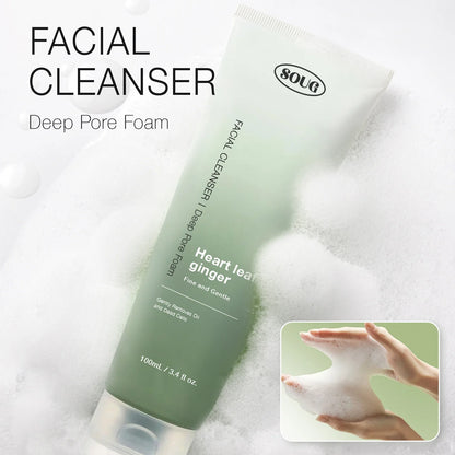 Facial Cleanser Moisture Cleansing Foam Deep