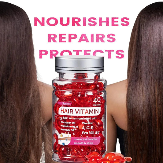 Capsules de vitamines pour réparer et améliorer le cuir chevelu