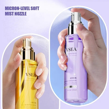 Spray aux huiles essentielles pour le soin des cheveux
