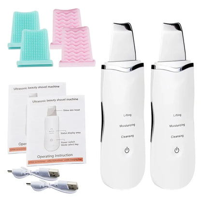 Ultrasonic Skin Scrubber Ance Pore Cleaner