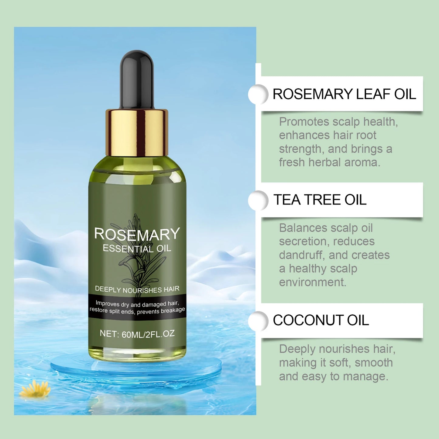 Rosemary Hair Essentiall Oil