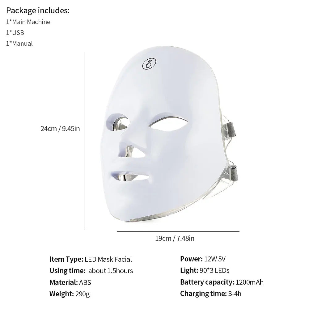 Face and Neck Beauty Machine LED Skin Care Tool