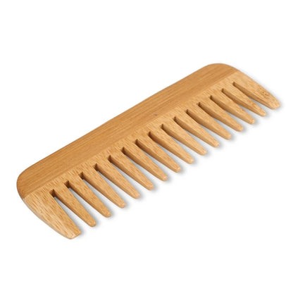 Natural Bamboo Wide Tooth Comb
