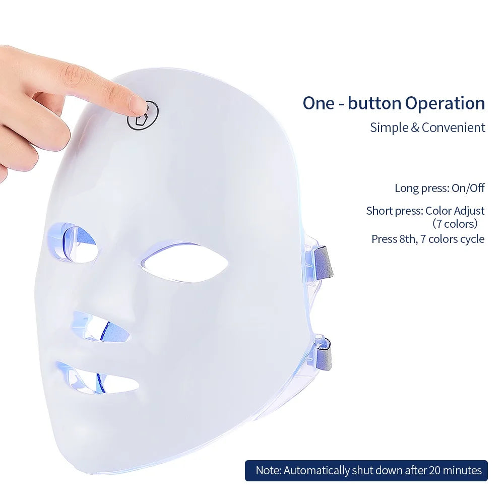 Face and Neck Beauty Machine LED Skin Care Tool